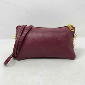 Pre-Owned Boutique Burgundy Faux Handbag