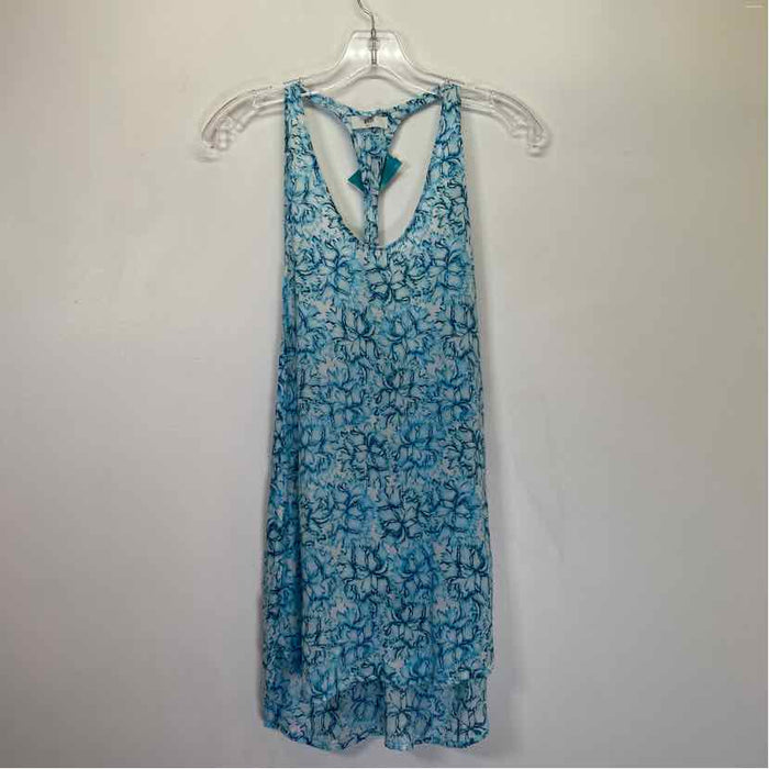 Pre-Owned Size S Mikoh Blue Floral Top