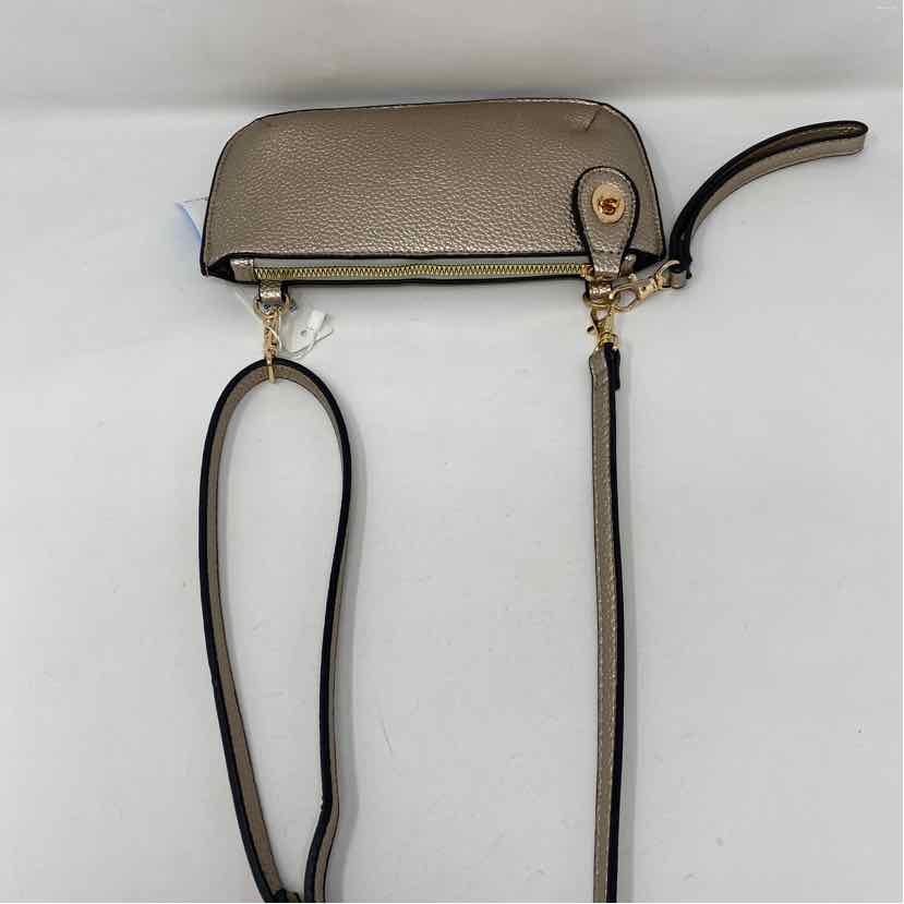 Boutique Gold faux leather Handbag