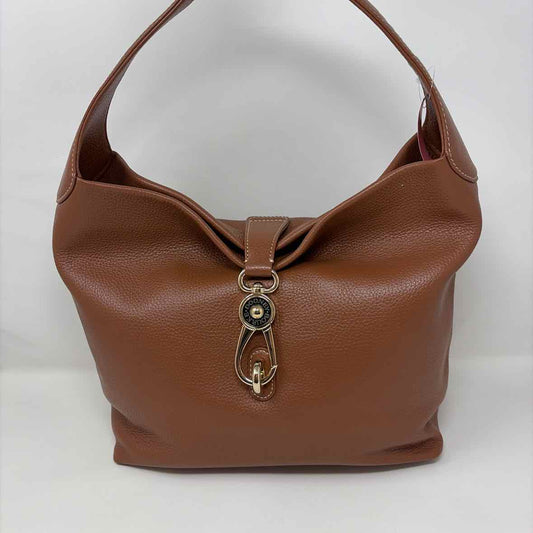 Pre-Owned Dooney & Bourke Brown Leather Handbag