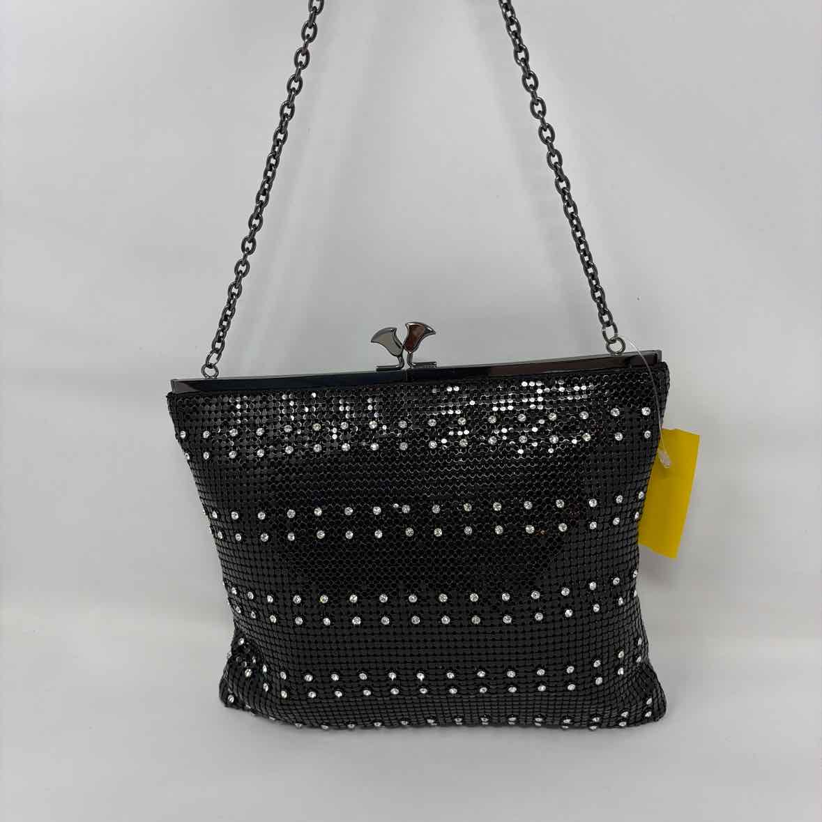 Pre-Owned Whiting & Davis Black Metal Handbag