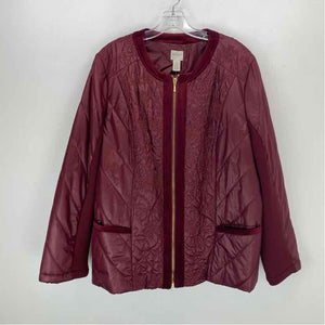 Pre-Owned Size L Chico's Burgundy Jacket