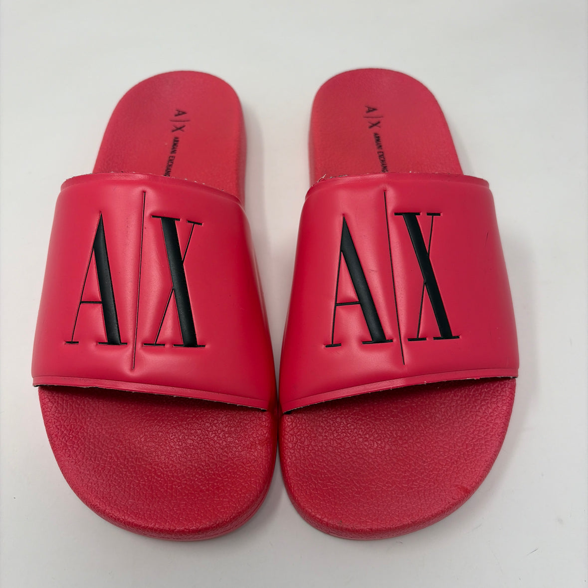 Pre-Owned Shoe Size 6.5 Armani exchange Hot Pink Slide