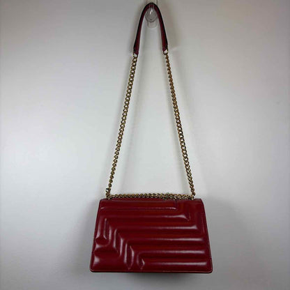 Pre-Owned Jimmy Choo Red Leather Designer Handbag