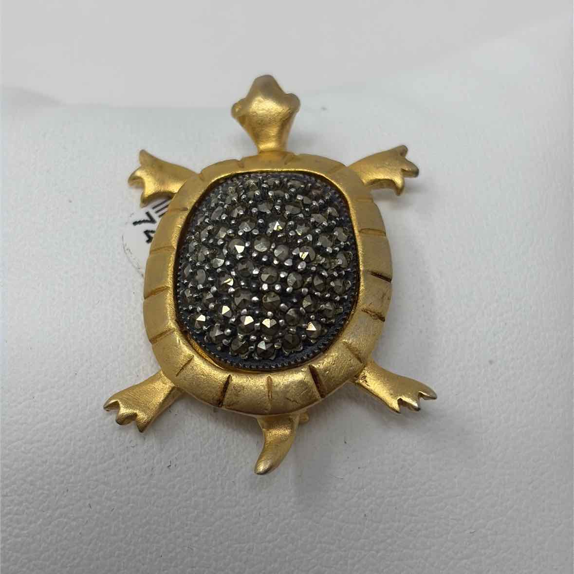 Pre-Owned Judith Jack Gold Sterling Brooch