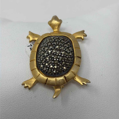 Pre-Owned Judith Jack Gold Sterling Brooch