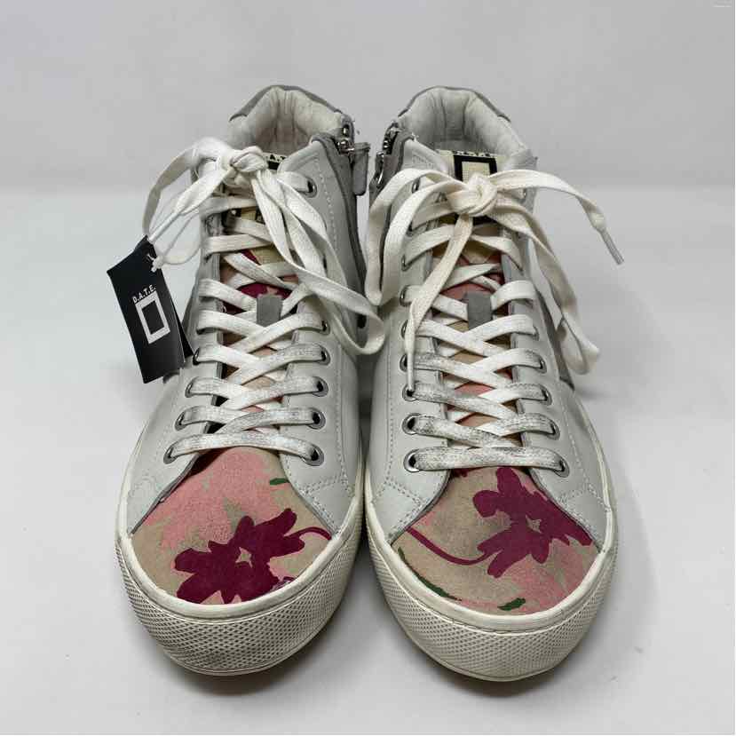 Pre-Owned Shoe Size 9 Date White Sneaker