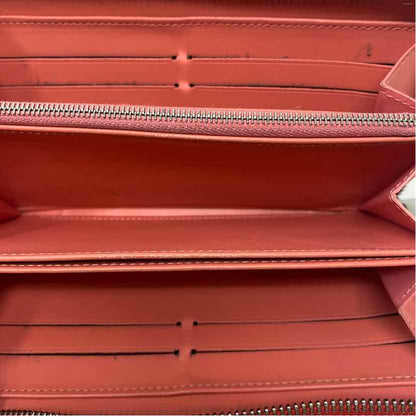 Pre-Owned Louis Vuitton Stripe Multi Patent Designer Wallet