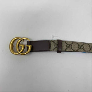 Pre-Owned Gucci Monogram Canvas Designer Belt