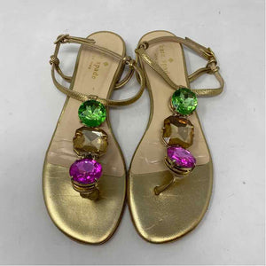 Pre-Owned Shoe Size 6 Kate Spade Gold Sandals