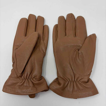 Pre-Owned GSG Tan Leather Gloves