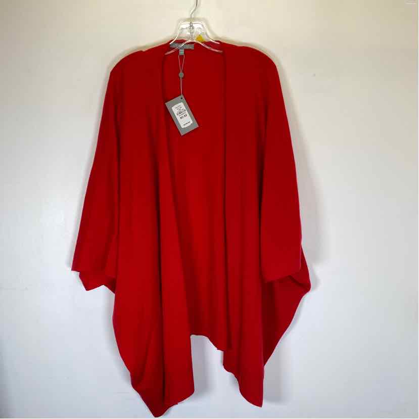 Pre-Owned Size One Size Neiman Marcus Red Cardigan