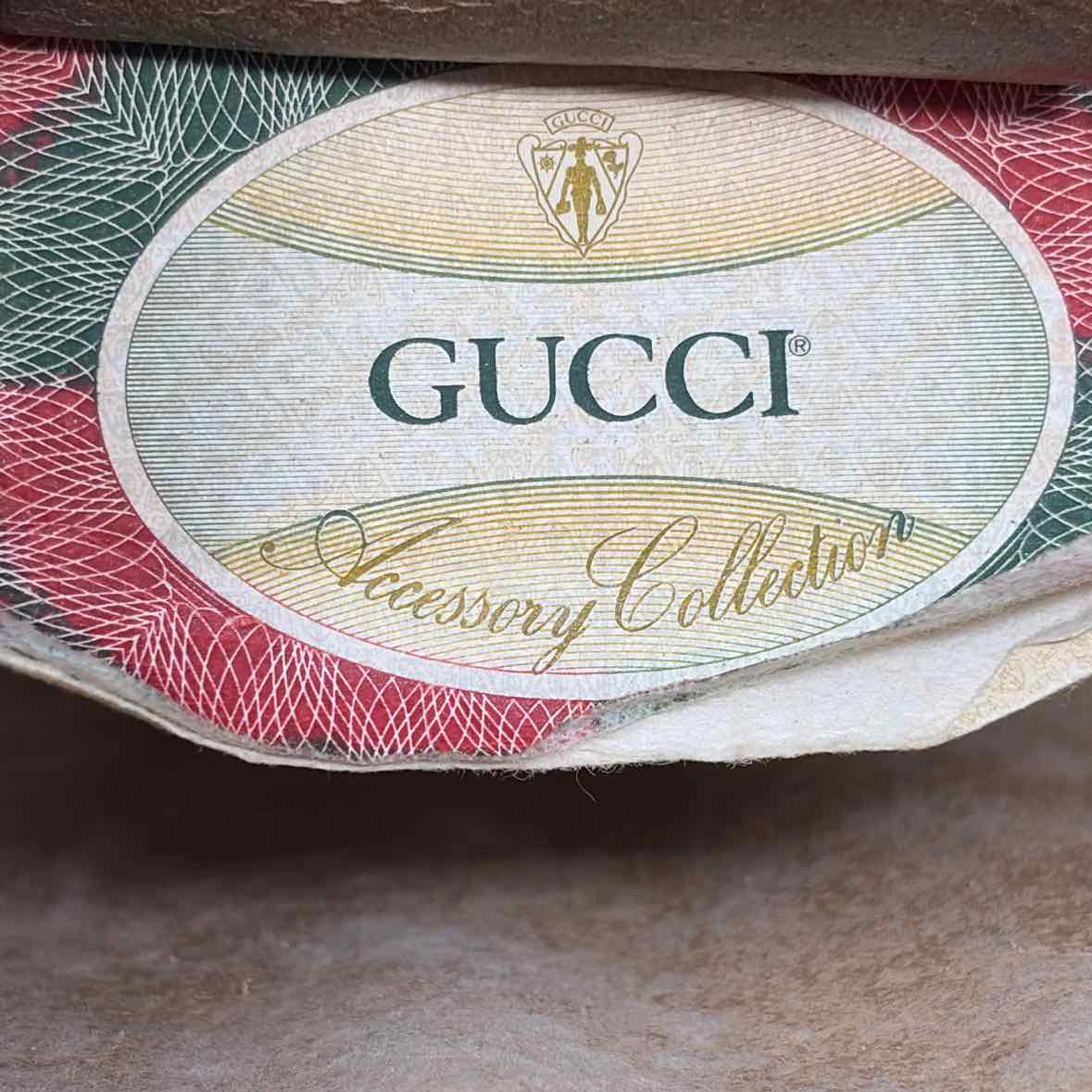 Pre-Owned Gucci Brown Leather Designer Handbag
