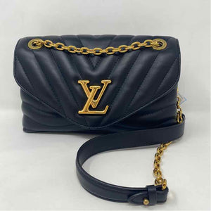 Louis Vuitton Black Leather Designer Handbag