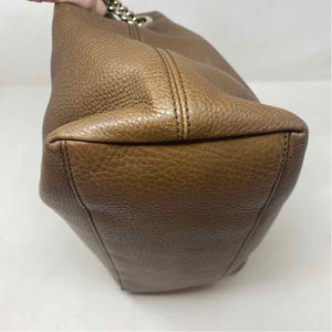 Pre-Owned Gucci Brown Leather Designer Handbag