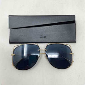 Pre-Owned Dior Gold Metal Designer Sunglasses