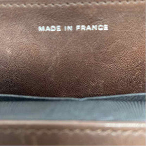 Pre-Owned Chanel Brown Leather Designer Handbag