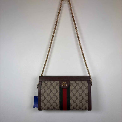 Pre-Owned Gucci Monogram Canvas Designer Handbag