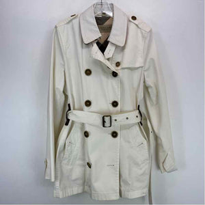 Pre-Owned Burberry White Women Size 14/L Designer Clothes