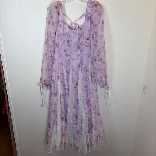 Pre-Owned Size M Athina Purple Casual Dress