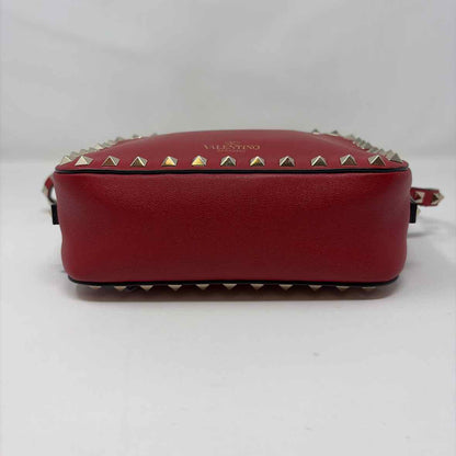 Pre-Owned Valentino Red Leather Designer Handbag
