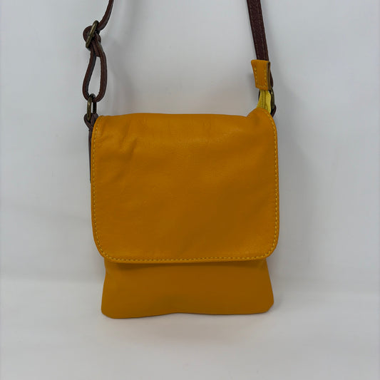 Pre-Owned Aurora Orange Leather Handbag