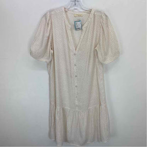 Pre-Owned Size S Love Stitch White Casual Dress