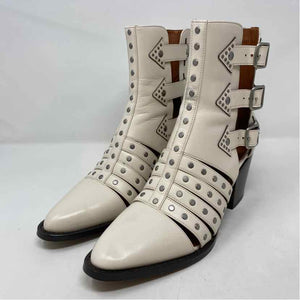 Pre-Owned Shoe Size 10 Coach White Booties