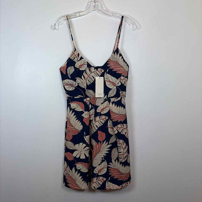 Pre-Owned Size S Tobi Navy Print Casual Dress