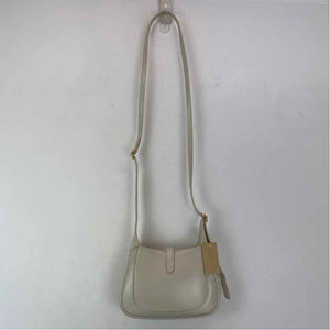 Pre-Owned Gucci Cream Leather Designer Handbag