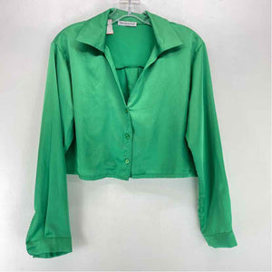 Pre-Owned Size L New Collection Green Top