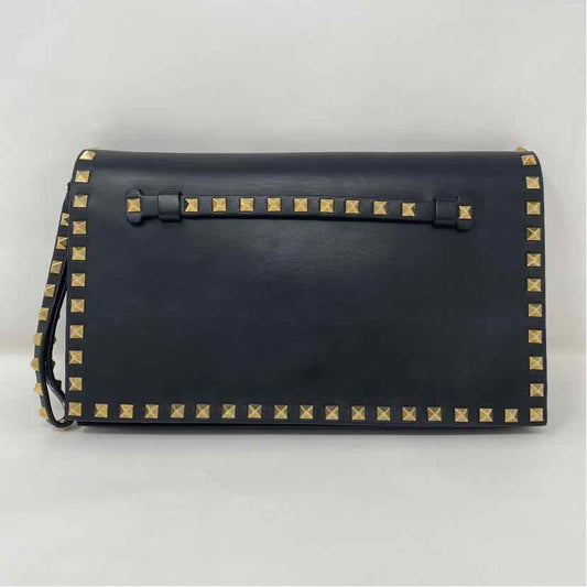 Pre-Owned Valentino Black Leather Designer Handbag