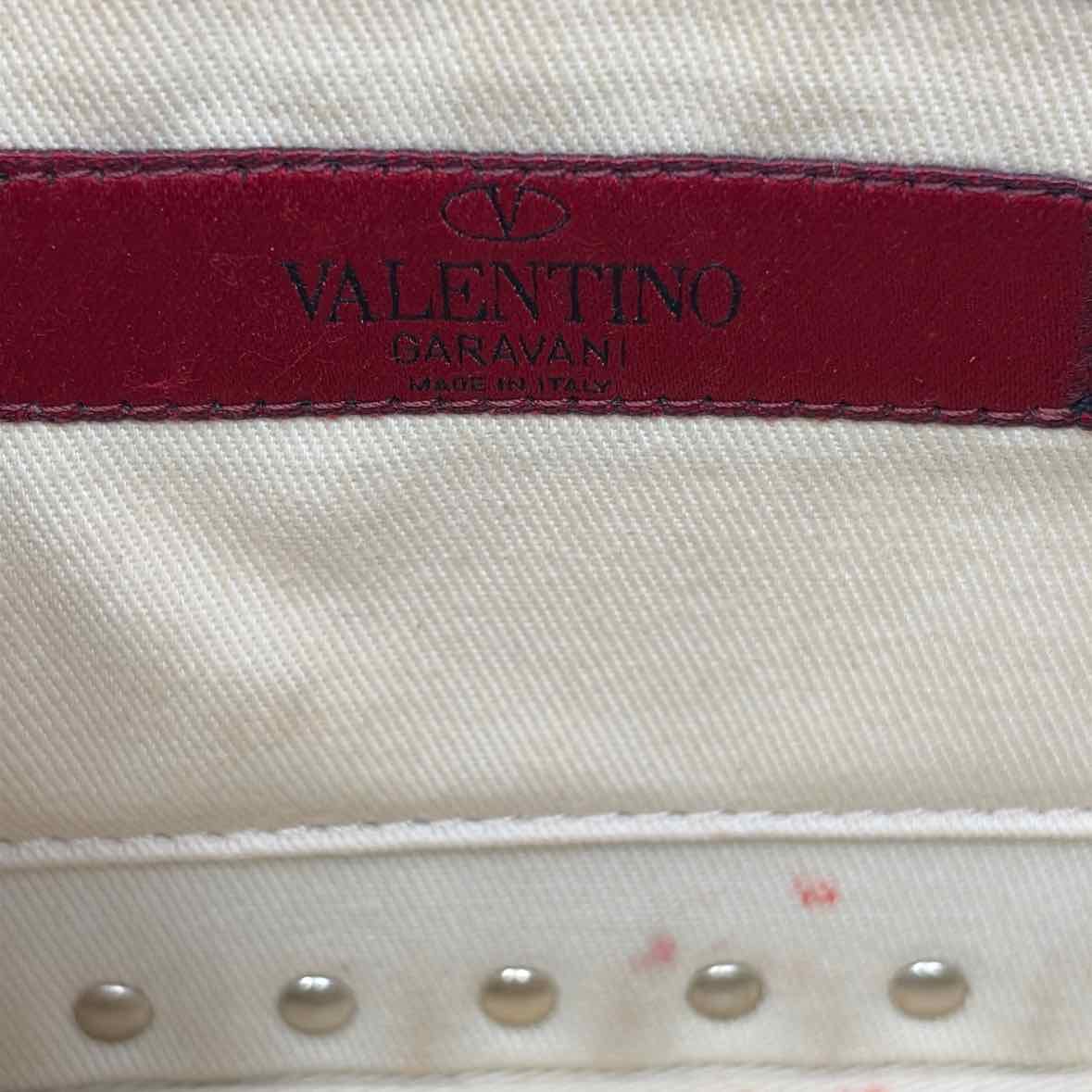 Pre-Owned Valentino Red Leather Designer Handbag