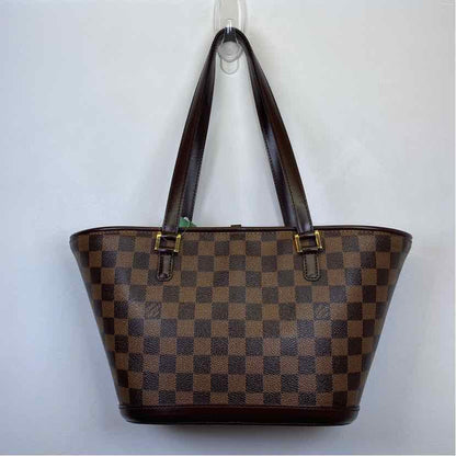 Pre-Owned Louis Vuitton Damier Eben Canvas Designer Handbag