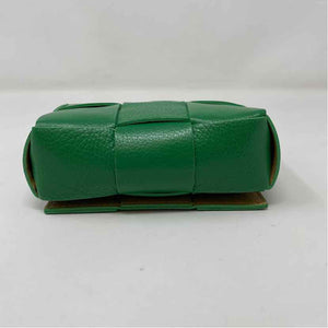 Pre-Owned Made in Italy Green Leather Handbag