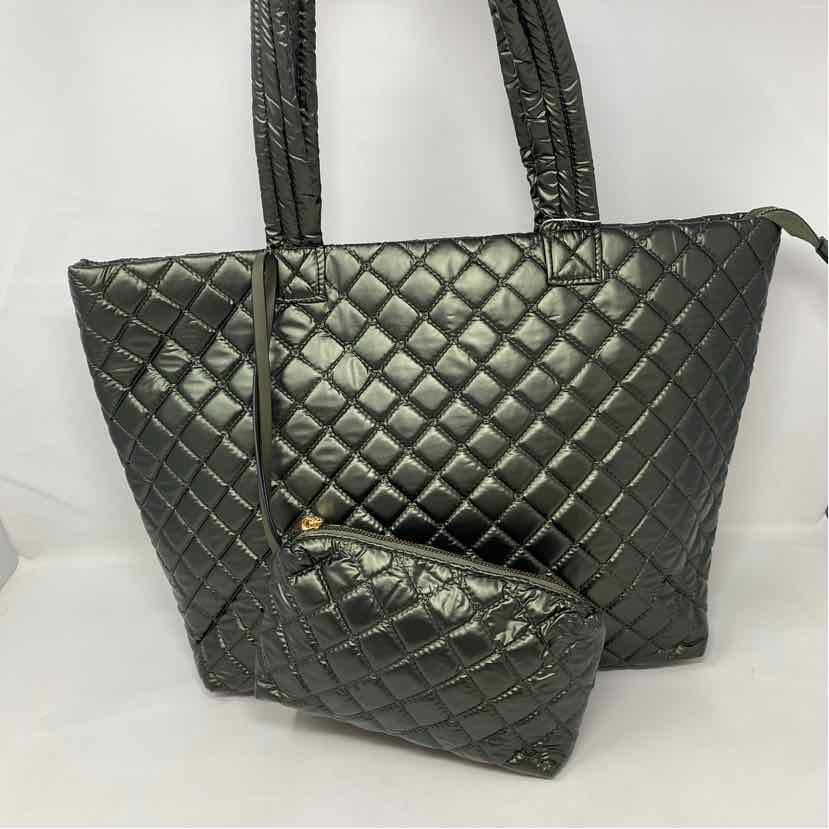 Boutique Olive Nylon Handbag