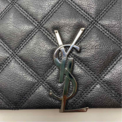 Pre-Owned Saint Laurent Black Leather Designer Handbag