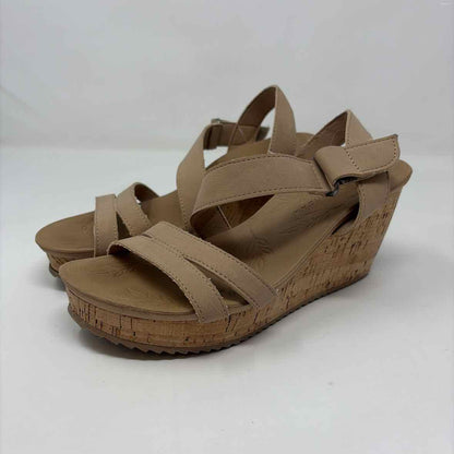 Pre-Owned Shoe Size 6.5 Laundry Tan Wedge