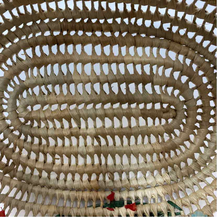 Pre-Owned Boutique Beige Wicker Handbag