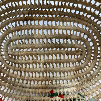 Pre-Owned Boutique Beige Wicker Handbag