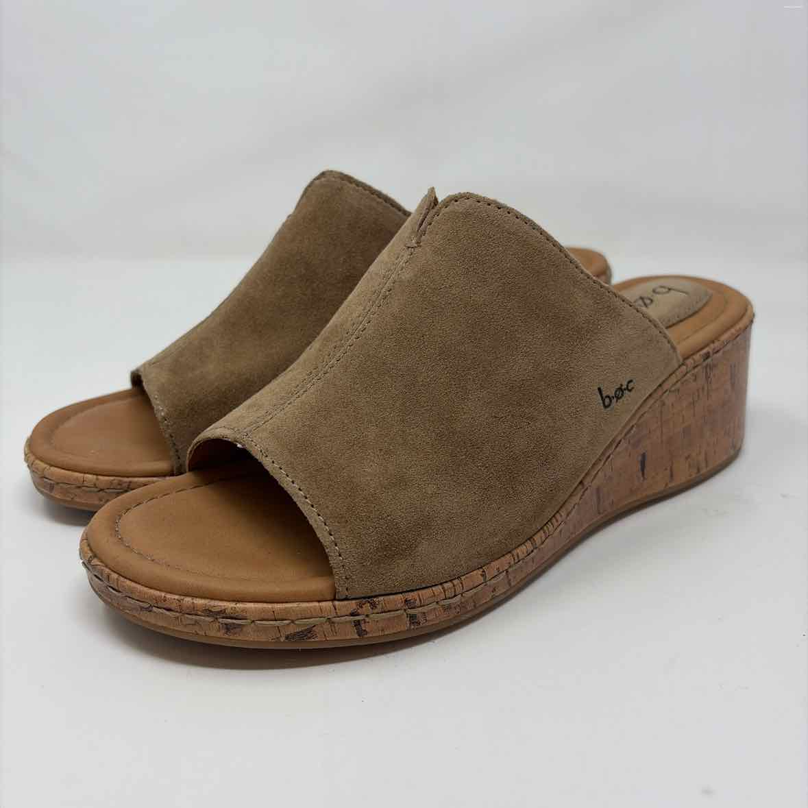 Pre-Owned Shoe Size 9 BOC Tan Wedge