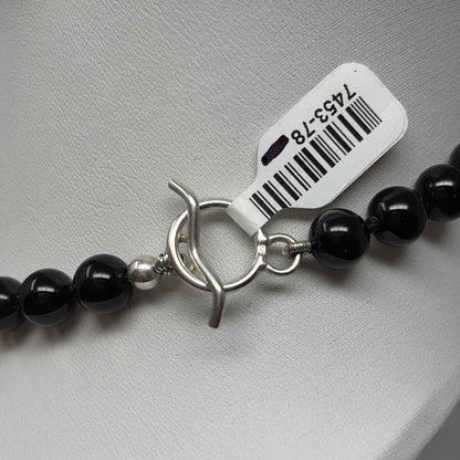 Pre-Owned Boutique Black Beaded Necklace