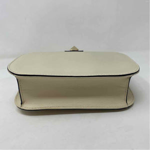 Pre-Owned Valentino Cream Leather Designer Handbag