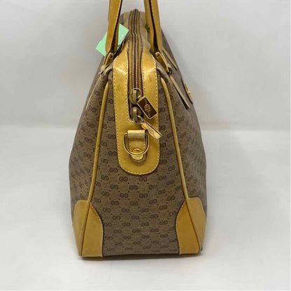 Pre-Owned Gucci Monogram Canvas Designer Handbag