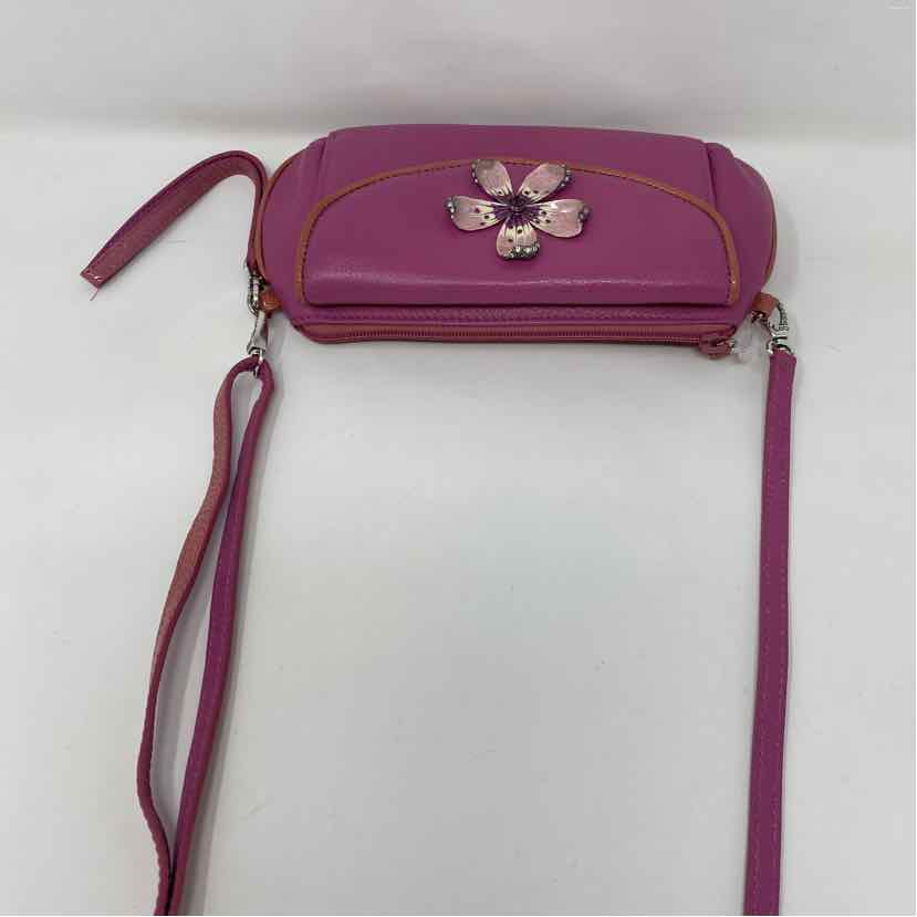 Pre-Owned Brighton Magenta Leather Handbag