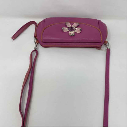 Pre-Owned Brighton Magenta Leather Handbag