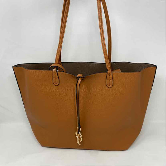 Boutique Cognac/Taupe faux leather Handbag