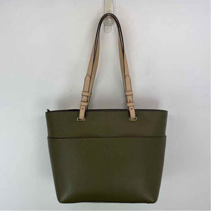 Pre-Owned MICHAEL by Michael Kors Olive Leather Handbag