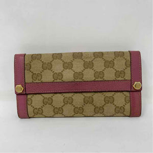 Pre-Owned Gucci Monogram Canvas Designer Wallet