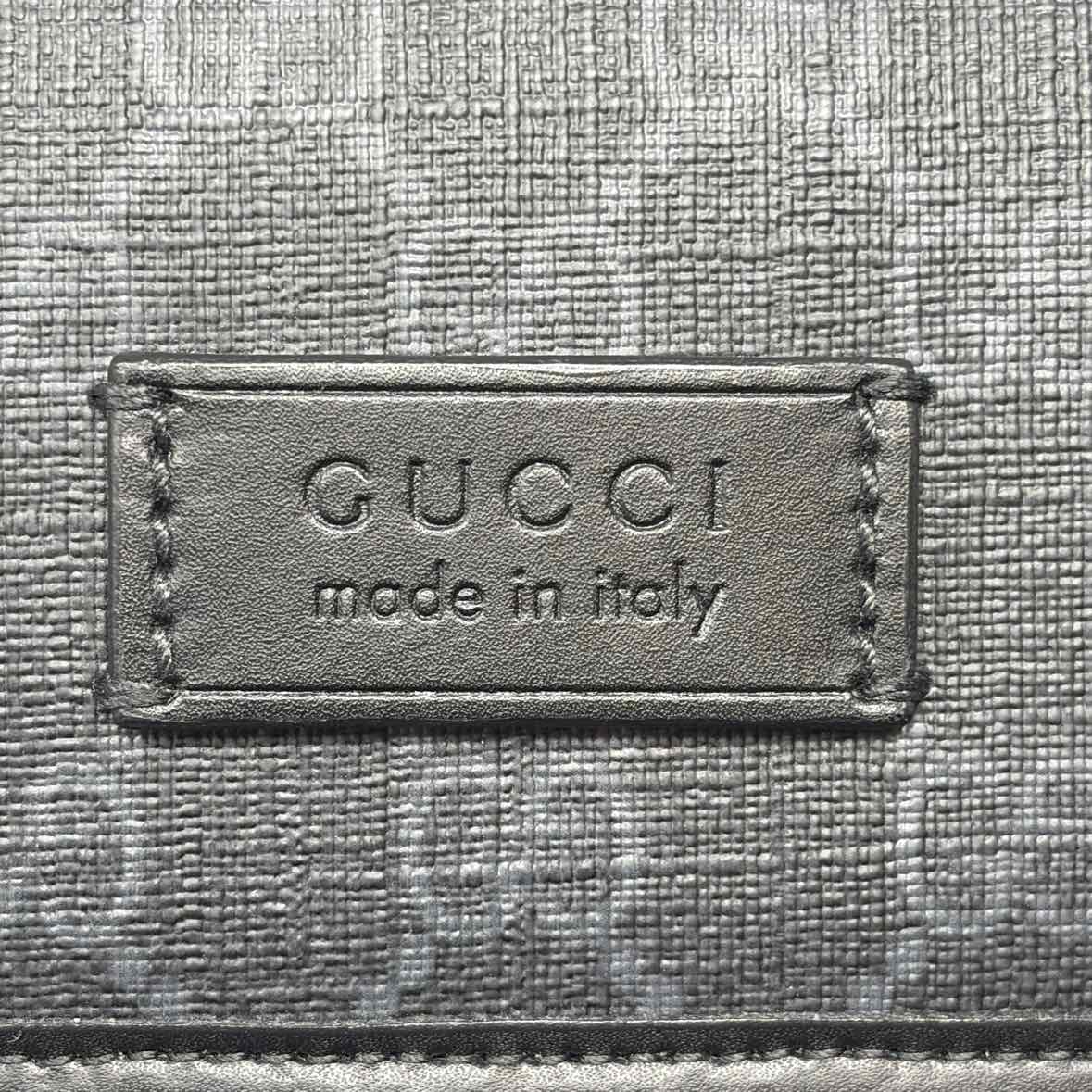Pre-Owned Gucci Black Canvas Designer Handbag